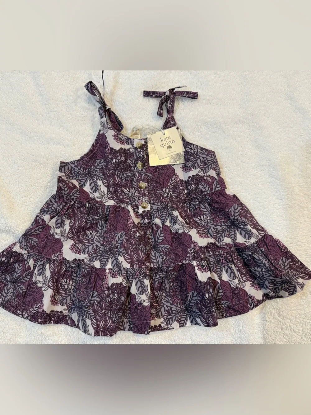 kate quinn Spaghetti Tie Ballerina Tank Top